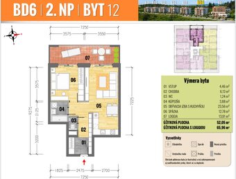 2 izb. byt – KVALITA A LUXUS V NOVOSTAVBE, ul. Cédrová - 4