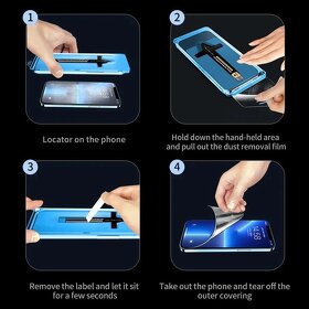 Temperované ochranné sklo (9H) na Iphone (Inštalačný kit) - 4