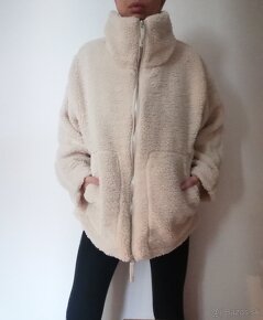 MADMEXT - perfektná teddy oversize bunda UNI - 4