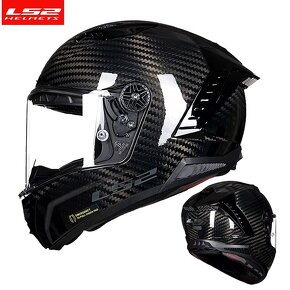 LS2 Thunder Carbon Black Racing - 4