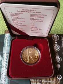 Zlatá 100€ minca FUJARA - 4