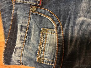 DSGUARED2 originál jeansove capri nohavice XL - 4