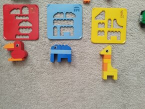 LEGO Duplo - 6 stavebníc + podložka + 60 ks extra "kociek" - 4