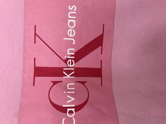 CALVIN KLEIN originál baby pink damska mikinka L - 4