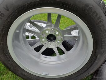 16" alu 5x112orig.MERCEDES, nové + letné 205/60 r16 - 4