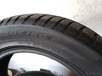 4x zimné pneumatiky 205/60 r17 - 4