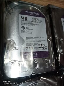 4 / 3 / 1TB WD Purple 3,5" nové Zaruka 27/01/2026. - 4