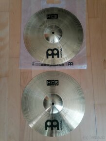 Činely komplet set 14" hi-hat 20" ride a 2x 18" crash - 4