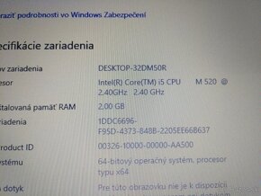 predám matičnú dosku pre Dell latitude e6410 - 4