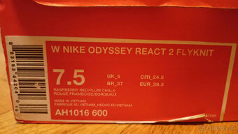 Nike Odyssey React 2 Flyknit topánky veľkosť 38.5 - 4