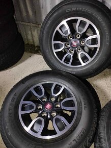 4ks alu disky orig. Fiat r16 6x139,7 pneu 245/70 r16 - 4