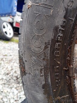 Predám rezervu koleso 205/65 R15 5x112 letná pneu - 4