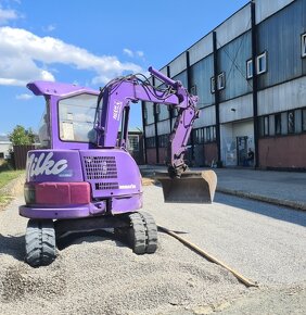 Predám minibager komatsu pc28uu - nulová otoč a teleskop - 4