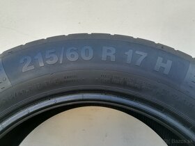 Letné pneumatiky 215/60 R17 Continental, 2ks - 4