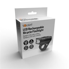 LED nabíjacie cyklo svietidlo, 550lm - 4