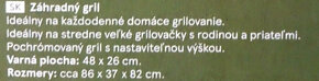 Predám nový záhradný gril - 4