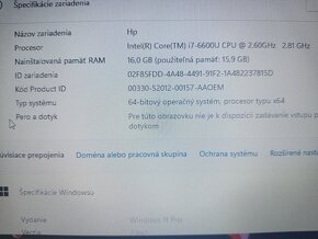 predám Hp elitebook 820 g3 ,Intel i7 ,16gb ram ,ssd , Win 11 - 4