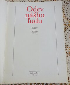 M.Benka, M.Benža: Odev nášho ľudu, 1.vydanie 1983 - 4