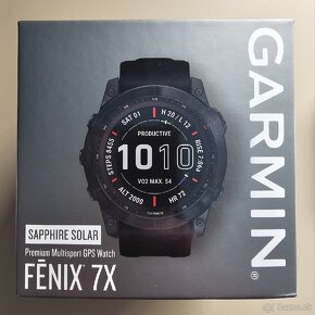 Predám GARMIN FÉNIX 7X SAPPHIRE SOLAR - 460€ + dohoda - 4