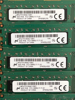 Predám rôzne pamäťové moduly 4GB DDR3 - 4