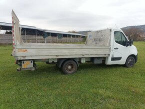 Renault Master valník hydraulické zadné čelo - 4