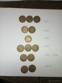 1koruna 1968,1961,1964,1965,1975,1976,1979 - 4