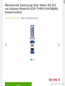 Remienok Samsung Star Wars R2-D2 na Galaxy Watch 5/6 - 4