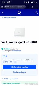 Wifi router zyxel EX3300 TO - 4