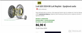 LUK spojková sada 1.2HTP 40/47KW - 620332400 - 4