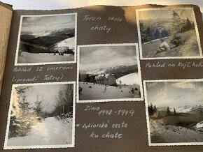 Predám fotoalbum 1946 Výstavba Gelnickej chaty - 65 foto - 4