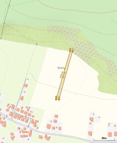 Investičný pozemok  Stará Bystrica časť Sihly 2400m2 s vyjad - 4