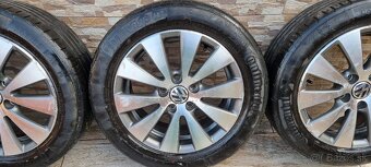 Predám originál VW elektróny 5x112 r16 7J ET45/ 205/55r16 - 4