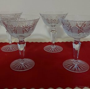 Kryštálové poháre na šampanské, kryštálové čaše - 4
