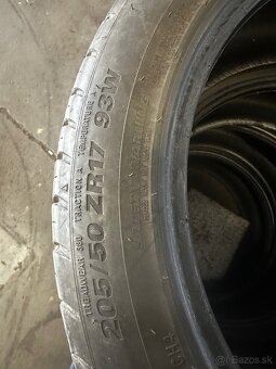 4x LETNÉ KUMHO ECSTA HS51 205/50 R17 6mm - 4