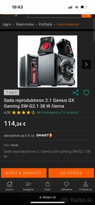 Sada reproduktorov 2.1 Genius GX Gaming - 4