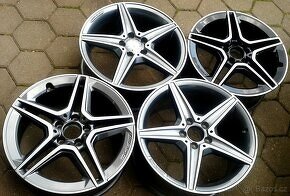 alu-disky R18 5x112, orig. AMG, - 4