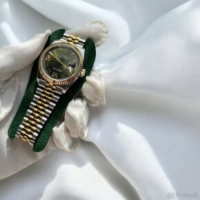 Rolex Datejust 36mm Two Tone Green - 4