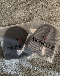 Čiapka nová moncler čierna - 4