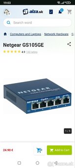 5-port gigabit Ethernet unmanaged switch - 4