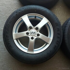 15"Elektróny Dezent 5x114,3 Hyundai i30 letné 195/65 R15 - 4