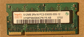 Predám pamäte DDR2 RAM 2GB do notebooku - 4