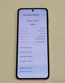 Samsung Galaxy Z Flip 4 Gold - 256Gb - 4