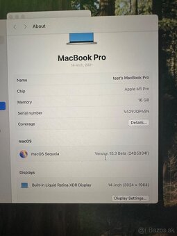 MacBook Pro M1 10-core 16GB RAM 1TB SSD - 4