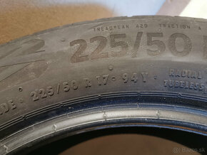 NOVÉ - 225/50 R17 - letné pneu Continental (4 ks) DOT 23 - 4