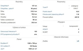 plazmový televizor LG s uhlopriečkou 125 cm - 4