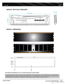 8GB (2x4GB kit) DDR3 2333MHz Kingston HyperX Savage - 4