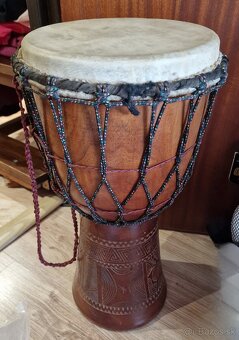 Ručné vyrezávané djembe - 4