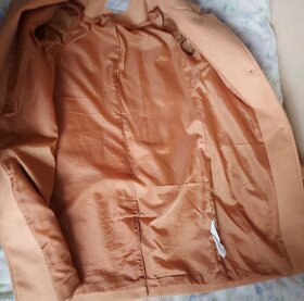 Hnedý dámsky kabát XS 34 - 4