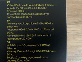 HDMI kábel 2.0, 4K, dĺžka: 10m - 4