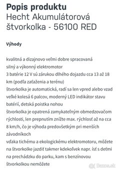 Detská štvorkolka Hecht - 4